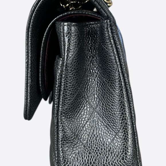 Chanel Black Caviar Quilted Medium Flap Bag - Picture 4 of 8